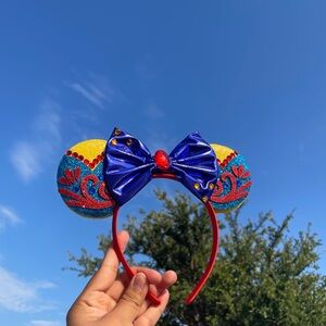 Snow White Mouse Ears Headband with Bow